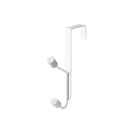

Modern White Metal Over-The-Door Hat Storage Rack/The Cubicle Storage Organizer Hooks - Wall Panel Hangers for Hanging Accessories Coats Hats Purses Bags Keychain