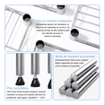 thumbnail image 5 of Estante Organizador Metálico De 5 Niveles De Cocina Baño Plata, 5 of 5