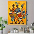 thumbnail image 4 of African Drummers Canvas Print, Suitable for Living Room, Office, Hotel, Bar, Apartment, 4 of 8