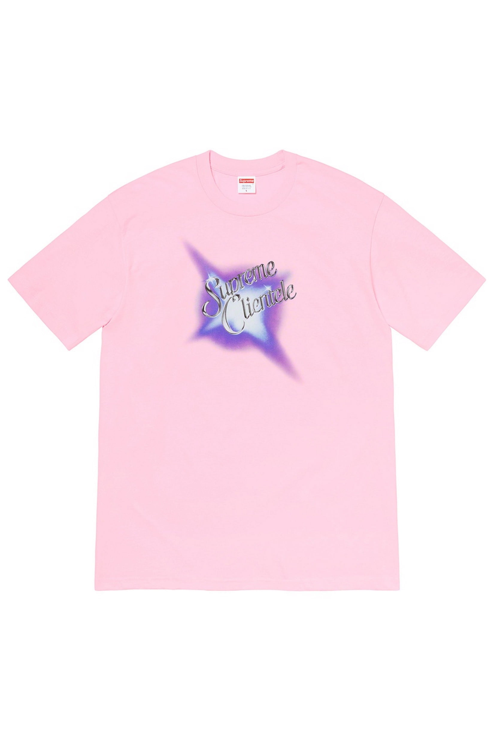 Supreme Clientele Tee Light Pink 