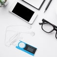 thumbnail image 3 of MP3 Player LCD Screen USB Cable Mini Clip Mp3 Player LED Light Stereo Super Bass Music Player Blue (TF Are Not Included), 3 of 8