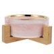 thumbnail image 1 of EeaseMX Comedero creativo para perros con soporte de madera, de cerámica, para cachorros, 1 of 8