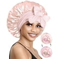thumbnail image 1 of Gorro de dormir BONNET QUEEN de seda para mujer con cabello rizado, 1 of 6