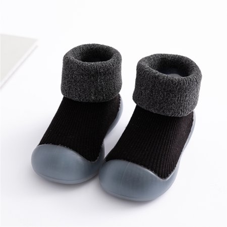 

Baby walking shoes Autumn and winter thickened snow floor shoes plush thickened warm and antifreeze baby floor shoes