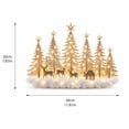 thumbnail image 3 of Illuminated Christmas Forest Wall Ornament 3D Snow Covered Trees Reindeer House for Indoor Holiday Wall Decoration, 3 of 7