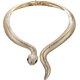 thumbnail image 1 of Cadena de serpiente de estilo vintage para mujer en oro, 1 of 5