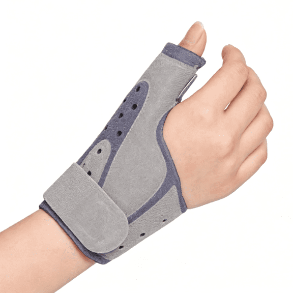 Thumb Wrist Brace with Metal Support Adjustable Thumb Stabilizer for Sprains Ligament Injury and Joint‑Recovery