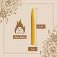 thumbnail image 5 of BeeTheLight Beeswax Taper Candles - Dipped Style - 10 Hours Each, 12 Pack, 120 Hours - 100% Pure Bees Wax - Handmade (8.5 inches, Pink Sunrise), 5 of 8