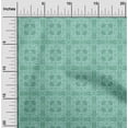 thumbnail image 2 of oneOone Polyester Spandex Dusty Teal Green Fabric Asian Tile Traditional Sewing Fabric By The Yard Printed Diy Clothing Sewing Supplies 56 Inch Wide, 2 of 4