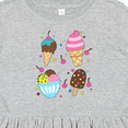 thumbnail image 4 of Inktastic Ice Cream with Patterns Girls Toddler Dress, 4 of 5
