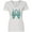AA-White, variant on Inktastic Ovarian Cancer Awareness with Butterfly Ribbon Words Women's V-Neck T-Shirt