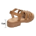 thumbnail image 4 of Sandalias Hispana Cafe Para Mujer [his148] cafe 25 MX, 4 of 9