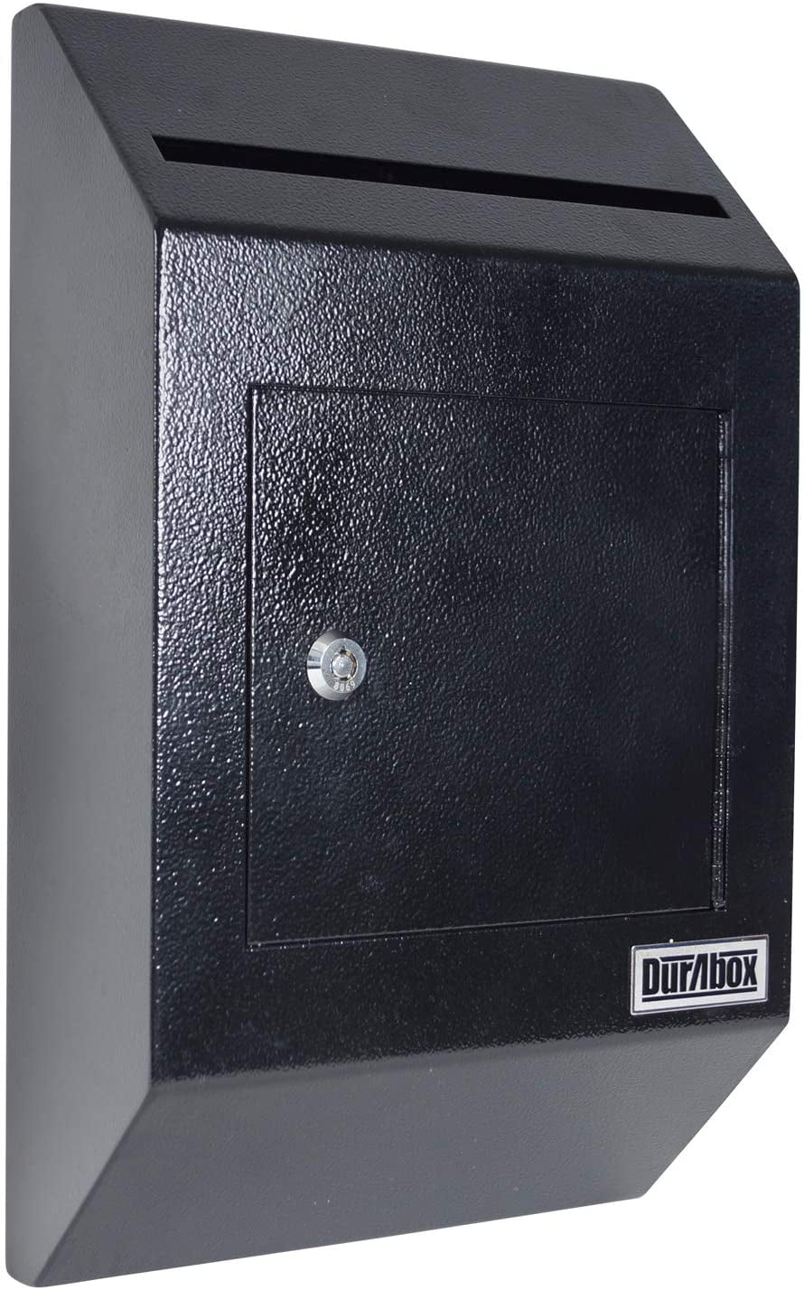 DuraBox WallMount LetterSize Deposit Locking Drop Box Safe, W300
