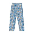 thumbnail image 4 of Kdxio Cute Chickens and Flowers Print Men's Sleep Pajama Pant Lounge Pants with Pockets, 4 of 8
