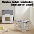 thumbnail image 6 of Halons Folding Plastic Stool - Portable Step Stool, Small Folding Chair for Home/Outdoor Fishing, Thickened Plastic, Lightweight & Compact (9.06x7.09x6.3in) Folding Plastic Stool - Portab, 6 of 6