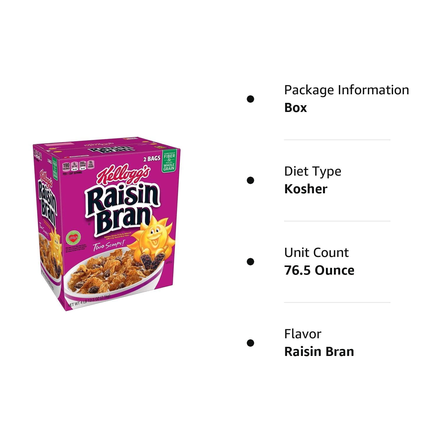 Raisin Bran Cereal (76.5 oz.)