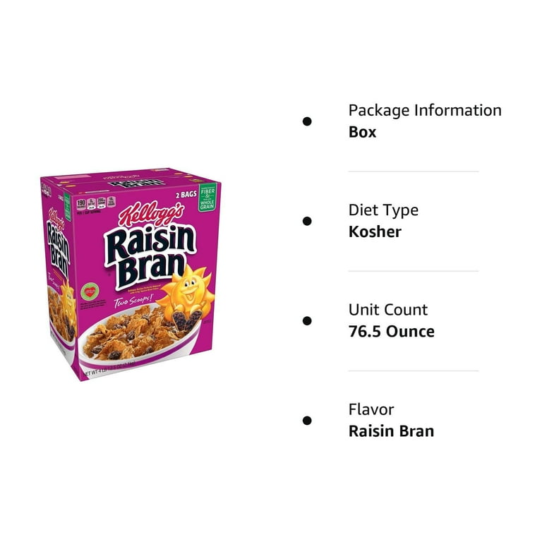 Raisin Bran Cereal (76.5 oz.) - Walmart.com