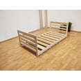 thumbnail image 4 of Cama Infantil Individual Venecia Montessori Con Barandales Sin Pintar Muebles GM, 4 of 5