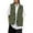 Green, variant on Women's Solid Color Functional Vest Loose Fit Outdoor Sleeveless Jacket with Pockets for Casual Wear