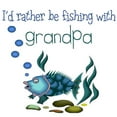 thumbnail image 2 of CafePress - Rather Be Fishing With Grandpa Onesie - Baby Light Bodysuit, Size Newborn - 24 Months, 2 of 4