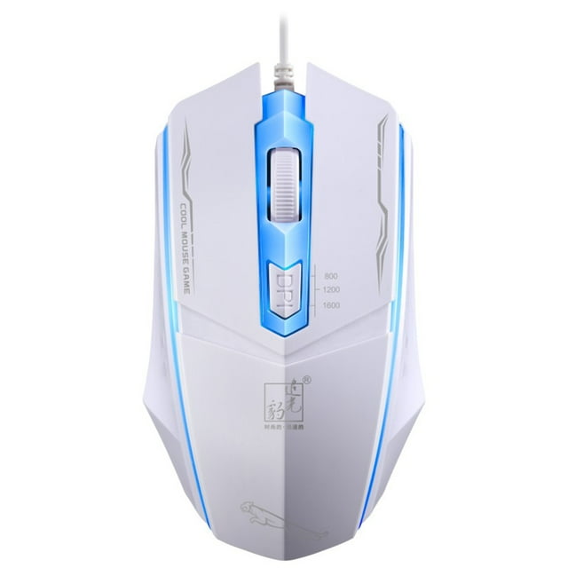 Rbaofujie Wireless Bluetooth Mouse Light Leopard 199 Wired USB Photoelectric Light Game Mouse Computer Home Gaming Mouse Wireless