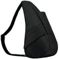 thumbnail image 2 of AmeriBag 15" Microfiber Crossbody Sling Healthy Back Bag (Black), 2 of 8