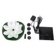 thumbnail image 4 of BESTONZON 1Pc Solar-powered Lotus Fountain Novel Fish Pond Fountain Garden Decor (White), 4 of 6