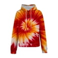 thumbnail image 4 of YEJIMAN Womens Sweatshirts Women's Loose Plus Size Tie Dye Print Casual Hooded Top Fall Fashion Outfits 2025 Clothes, 4 of 9