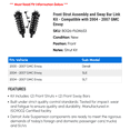 thumbnail image 2 of Front Strut Assembly and Sway Bar Link Kit - Compatible with 2004 - 2007 GMC Envoy 2005 2006, 2 of 2