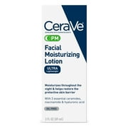 CeraVe PM Lotion, Face Moisturizer Lotion for Night Use, 3 fl oz
