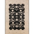 thumbnail image 1 of Ahgly Company Machine Washable Indoor Rectangle Industrial Modern Deep Peach Orange Area Rugs, 2' x 4', 1 of 7