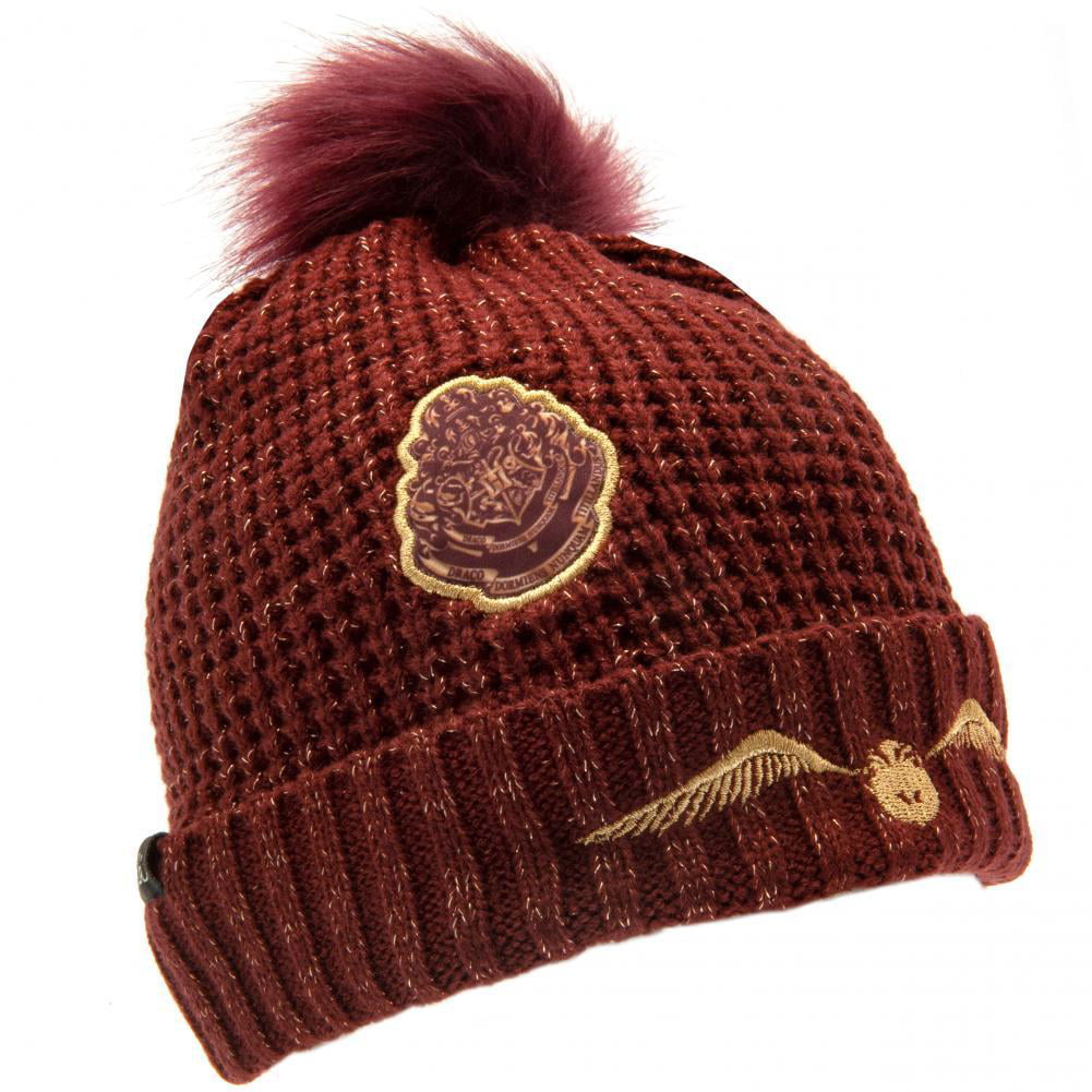 Harry Potter Hogwarts crest Winter Cuffed Hat Beanie Two Patterns ONE Size Adult 