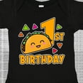 thumbnail image 4 of Inktastic 1st Birthday with Taco and Confetti Boys or Girls Baby Bodysuit, 4 of 5
