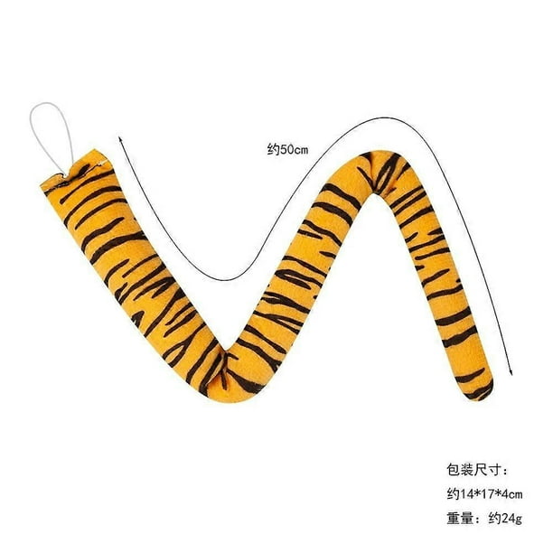 Tiger Tail: Tiger Tail Costume Prop For Kids - Costume Prop For Halloween Parties And Stage Performances - Animal Cosplay Accessories