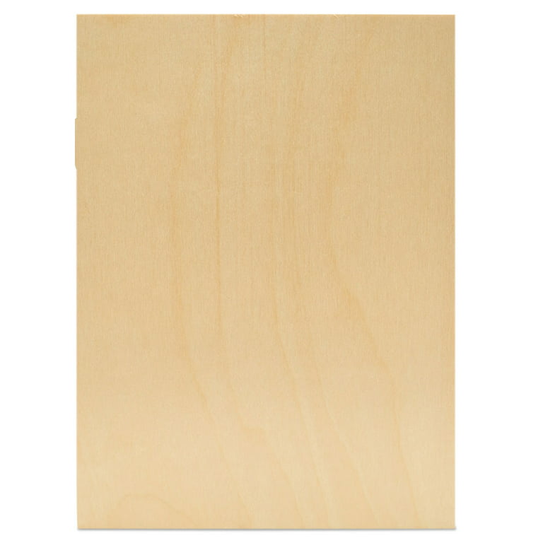 Baltic Birch Plywood, 3 mm 1/8 x 10 x 10 Inch Craft Wood, Box of 45 B/BB  Grade Baltic Birch Sheets, Perfect for Laser, CNC Cutting and Wood Burning,  by Woodpeckers 