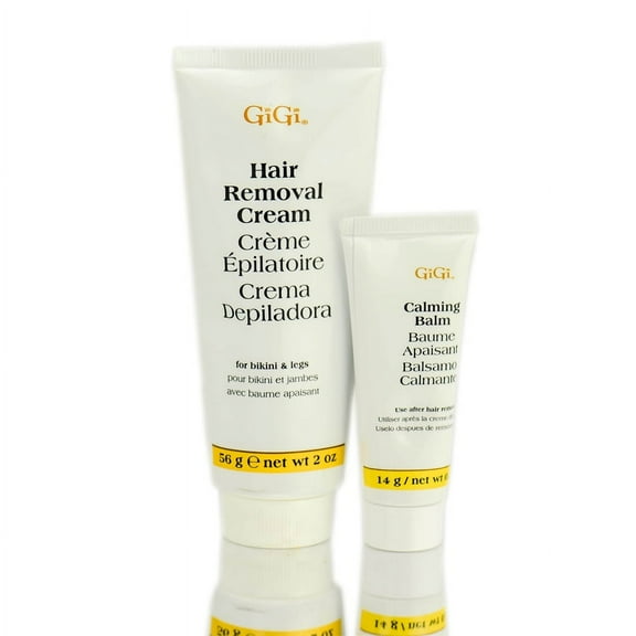 GiGi Hair Removal Cream For Bikini and Legs - 2 oz - Pack of 1 with Sleek Comb