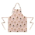 thumbnail image 2 of Pink Ballerina Pattern Apron-Garden Aprons for Women with Pockets-Cotton Linen Waterproof Kitchen Cooking Gardening Aprons Adjustable for Kitchen,Cooking,BBQ and Salon 33x27 Inch, 2 of 7