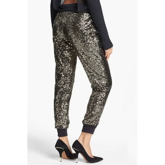 black and gold jogger set
