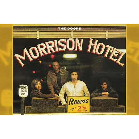 The Doors Morrison Hotel Art Poster