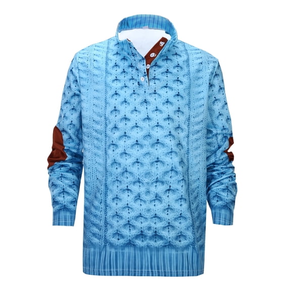 Sweatshirt for Men Crew Neck Hoodless Long Sleeve Pullover Everyday Comfortable Top