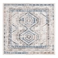 thumbnail image 3 of Unique Loom Charlotte Collection Area Rug - Quail (5' 3" Square Gray Blue/Ivory), 3 of 7