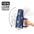 thumbnail image 3 of OBREWU Paw Print Tumbler with Handle and Lid,Paw Print 40oz Double Wall Vacuum Insulated Tumbler,Cups Gift for Women and Men, 3 of 7