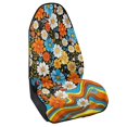 thumbnail image 5 of Uorisanigo Daisy Car Seat Towel Cover Front Car Seat Covers Universal Front Seat Cover Waterproof Soft Auto Seat Covers Anti-Slip Universal Fit for Auto Truck Van SUV, 5 of 6