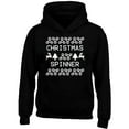 thumbnail image 2 of Unisex Christmas Spinner Printed Design Hoodie Happy Ugly Hoodie Long Seelve Sweatshirt Soft and Comfy Hoodie, Lightweight Hoodie Black Small, 2 of 3