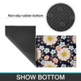 thumbnail image 6 of Pioneer Flower Floral Print Pattern Kitchen Rugs Sets Of 2, Anti Fatigue Non Slip Washable Floor Mats for Kitchen Sink Laundry, 17X30 Inch + 17X47 Inch, 6 of 6