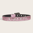 thumbnail image 5 of Zwiiyzr Women's Elegant Leather Belts Rhinestone Sequin Adjustable Tight Waistband Leather Belts For Women Christmas Holiday Gifts Pink Free Size, 5 of 5