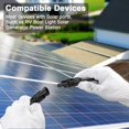 thumbnail image 3 of iGreely 20 Feet 10AWG Solar Extension Cable with Female and Male Connector Solar Panel Wire Adapter (20FT Red + 20FT Black), 3 of 8