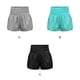 thumbnail image 5 of Minnieouse Pantalones cortos elásticos de verano para mujer, ropa de calle plisada de Yoga para ciclismo de secado rápido, ropa deportiva de estilo Prendas para la parte inferior del cuerpo Negro SG Minnieouse AP019247-12, 5 of 6