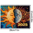 thumbnail image 3 of Clearance! 2025 Sun And Moon Calendar Home Decor 12 Platform Calendar， Sun And Moon Calendar., 3 of 7