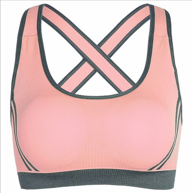 Women Jogging Sports Bra Vest Gymwear Fitness Yoga Exercise Tank Tops